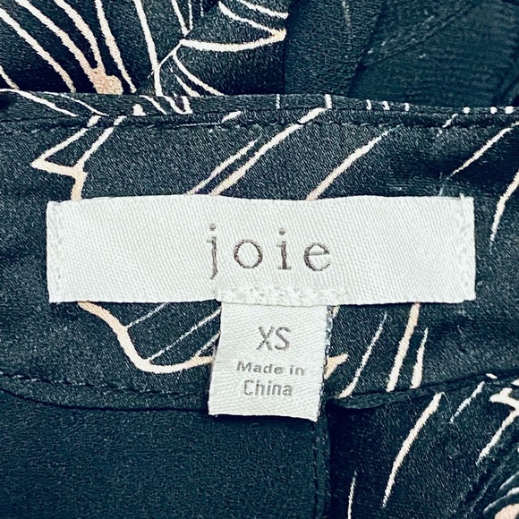 Wispy halter top by Joie. Black and crème. Flirty and fun— great condition! - Picture 6 of 9